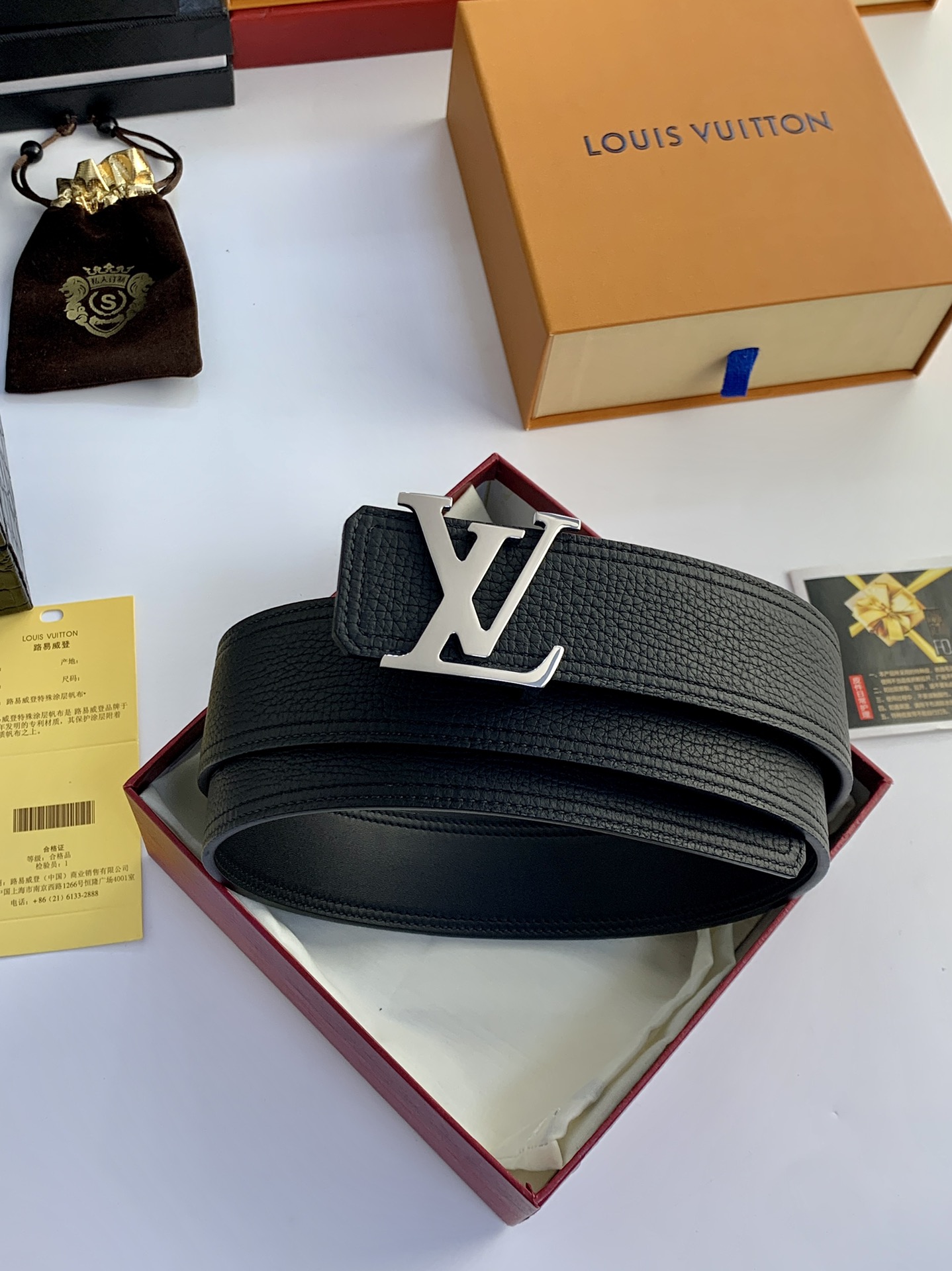 Louis Vuitton Haute Couture Luxury Atelier Designer Belt Tie Accessories