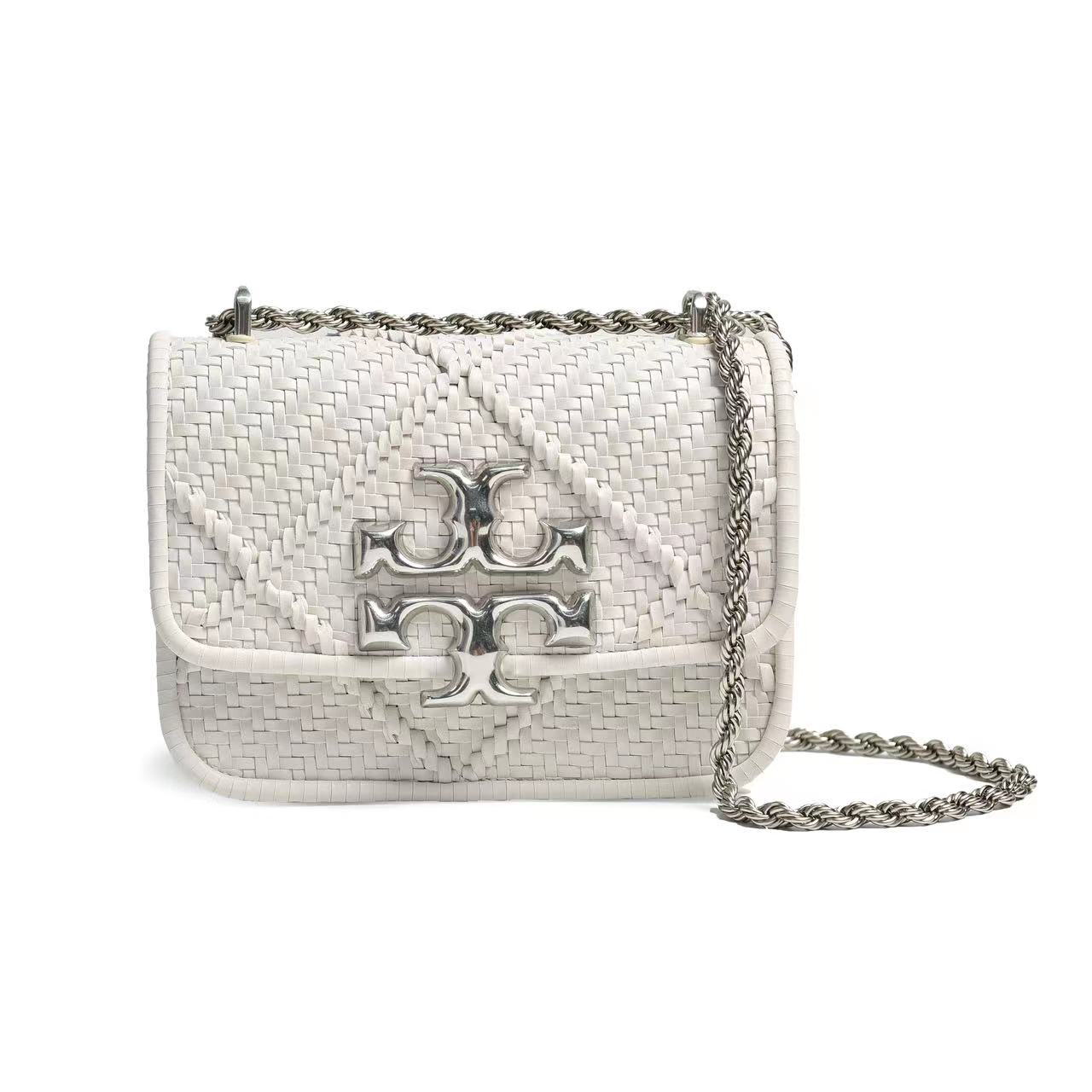 Tory Burch TORY BURCH 汤丽柏琦 ELEANOR纳帕牛皮风琴包 搭配五金链条一个拉链口袋 一个内部插袋