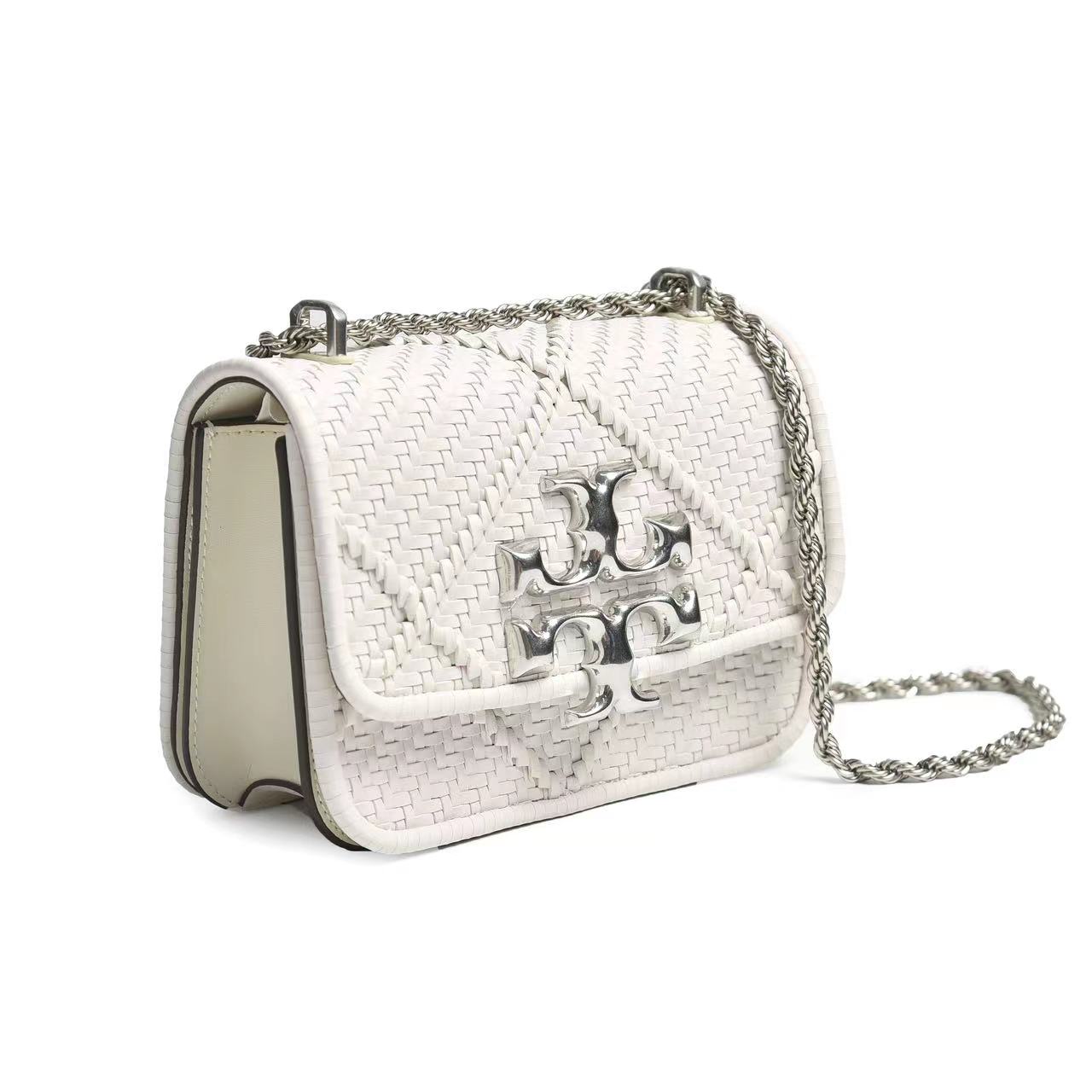 Tory Burch TORY BURCH 汤丽柏琦 ELEANOR纳帕牛皮风琴包 搭配五金链条一个拉链口袋 一个内部插袋