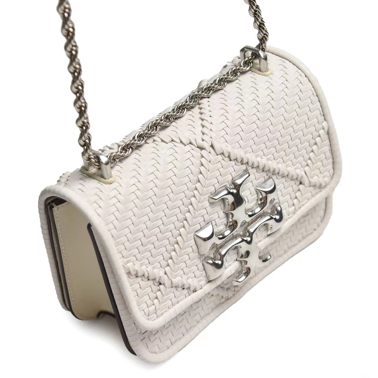 Tory Burch TORY BURCH 汤丽柏琦 ELEANOR纳帕牛皮风琴包 搭配五金链条一个拉链口袋 一个内部插袋