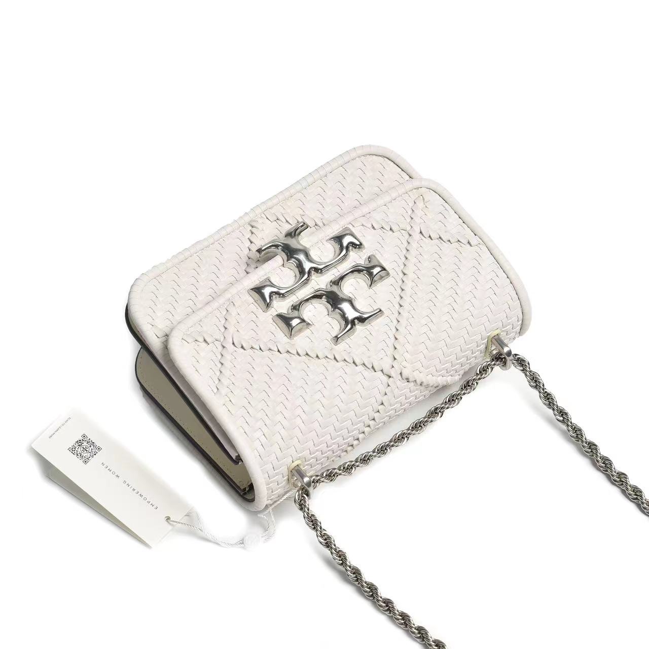Tory Burch TORY BURCH 汤丽柏琦 ELEANOR纳帕牛皮风琴包 搭配五金链条一个拉链口袋 一个内部插袋