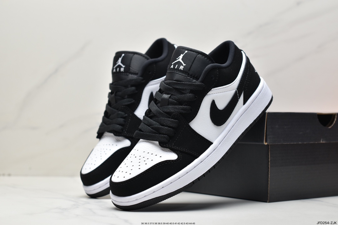 Air Jordan 1 Low new black and white panda AJ1 low-top series Joe 1 low-top casual sneakers 553558-001