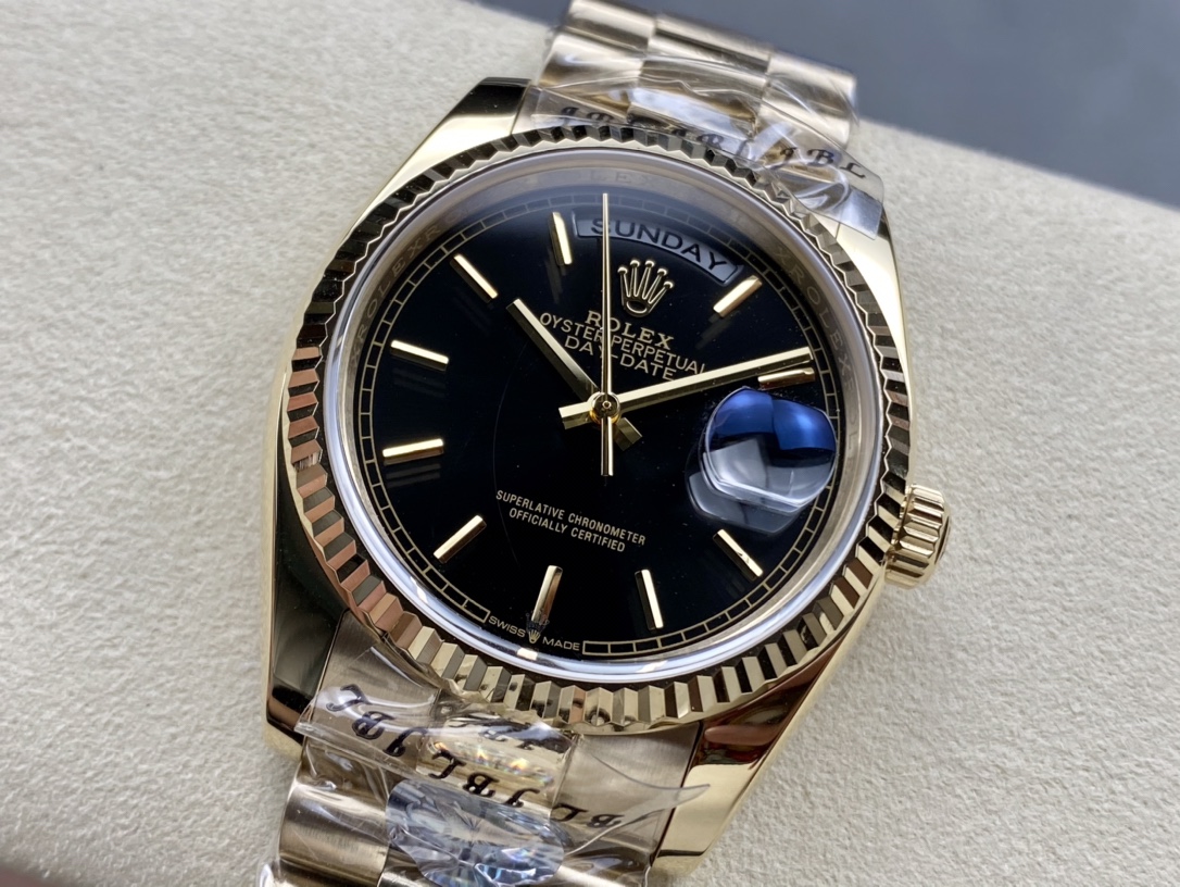 SK厂 劳力士Rolex 双历 星期日志型 36mm 自動巻き腕時計