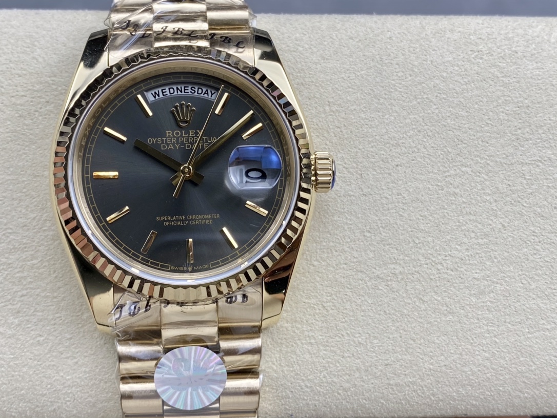 SK厂 劳力士Rolex 双历 星期日志型 36mm 自動巻き機械式腕時計