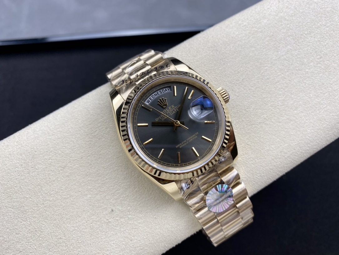 SK厂 劳力士Rolex 双历 星期日志型 36mm 自動巻き機械式腕時計