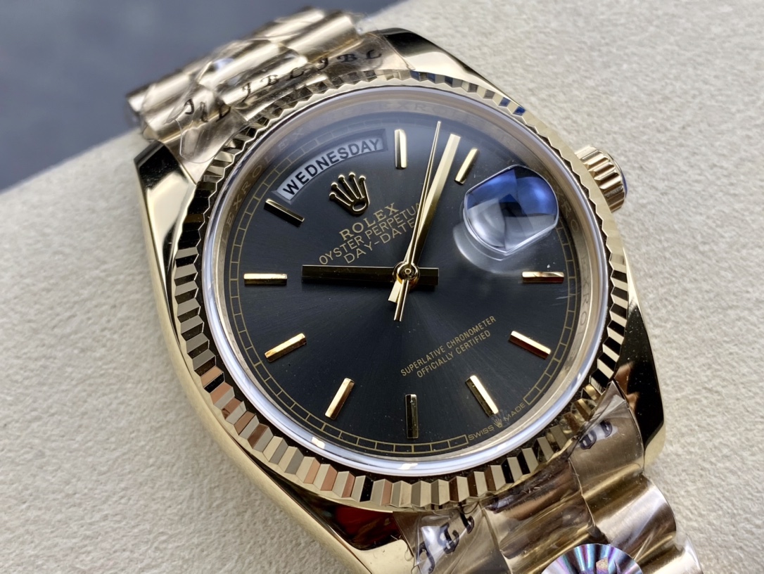 SK厂 劳力士Rolex 双历 星期日志型 36mm 自動巻き機械式腕時計