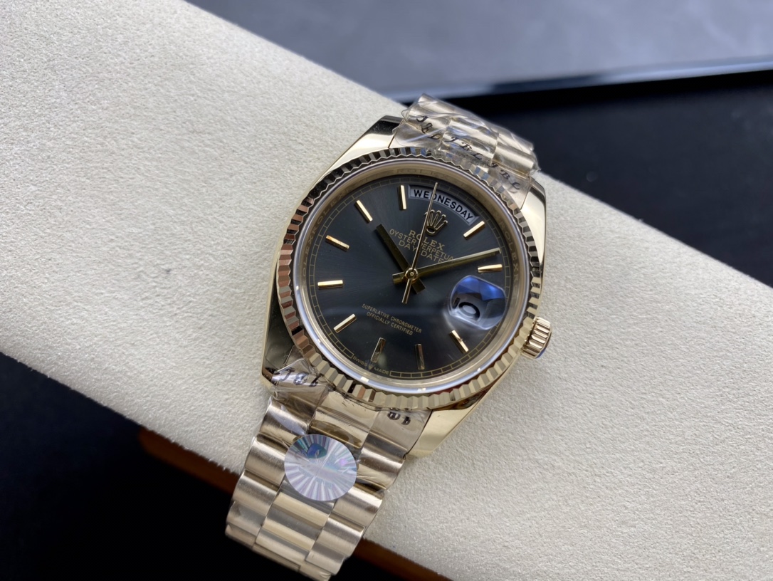 SK厂 劳力士Rolex 双历 星期日志型 36mm 自動巻き機械式腕時計