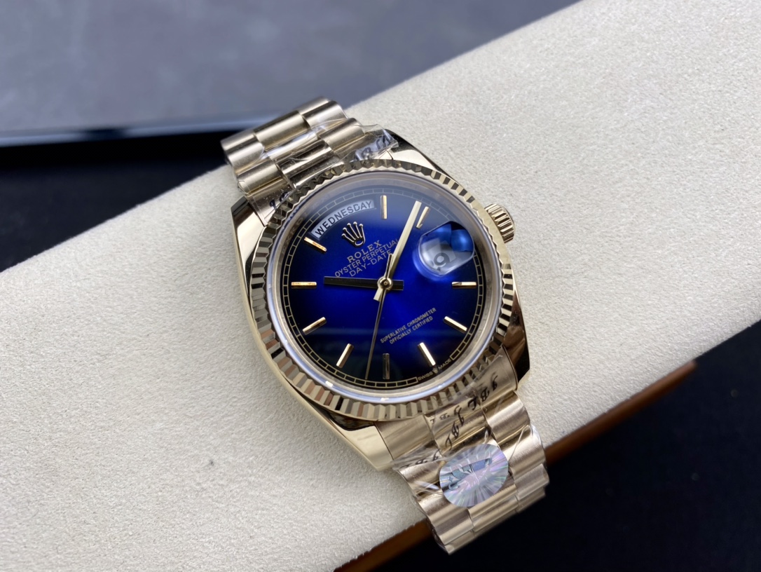 SK厂 劳力士Rolex 双历 星期日志型 36mm 自動巻き腕時計