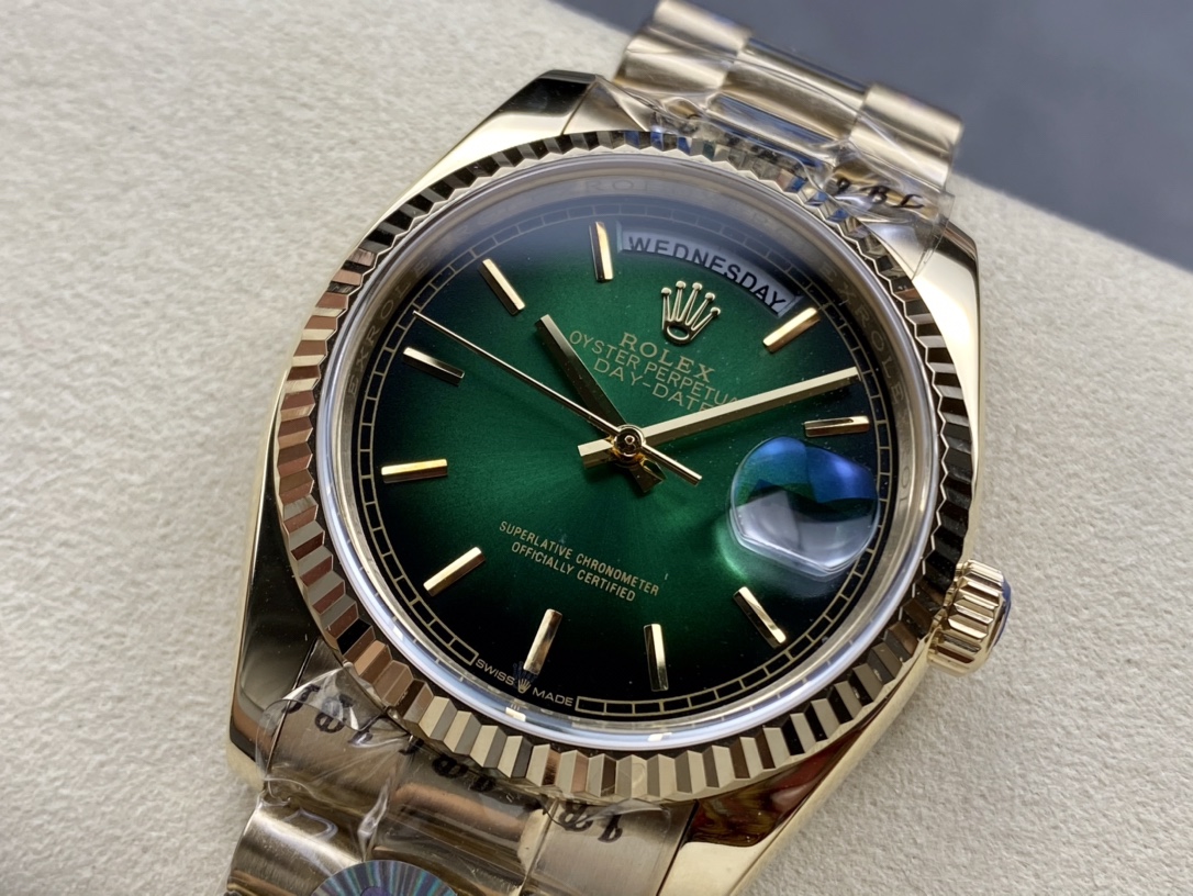 SK厂 劳力士Rolex 双历 星期日志型 36mm 自動巻き腕時計