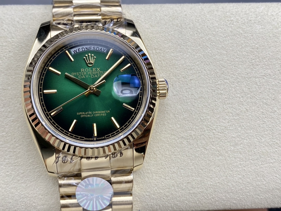 SK厂 劳力士Rolex 双历 星期日志型 36mm 自動巻き腕時計
