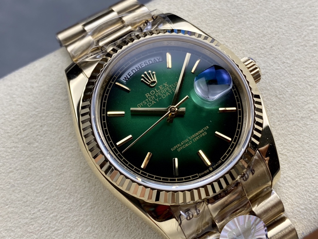 SK厂 劳力士Rolex 双历 星期日志型 36mm 自動巻き腕時計