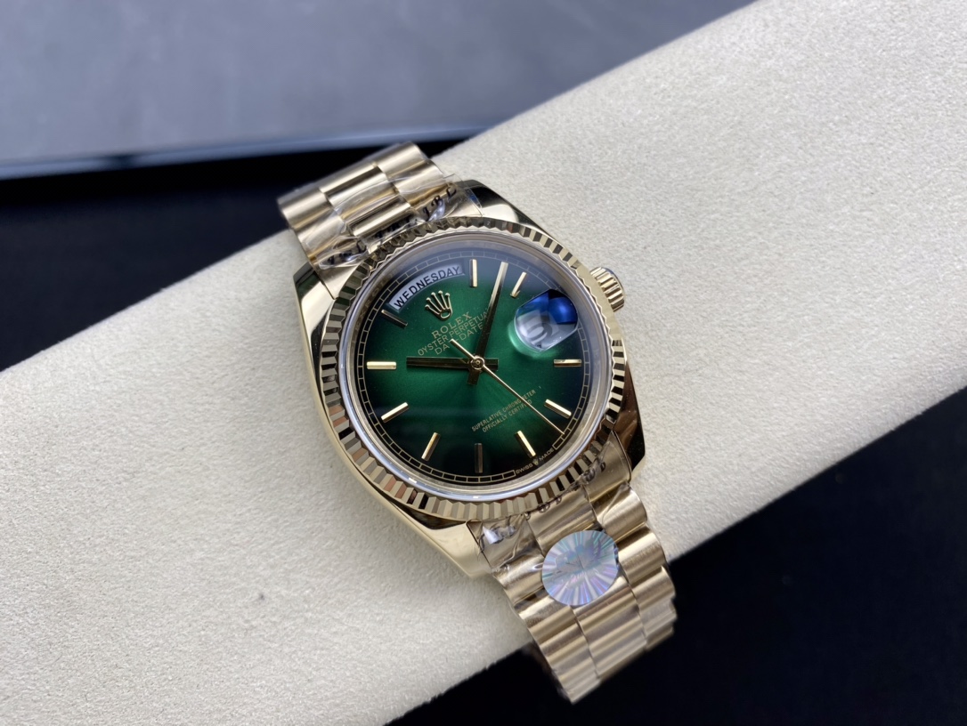 SK厂 劳力士Rolex 双历 星期日志型 36mm 自動巻き腕時計