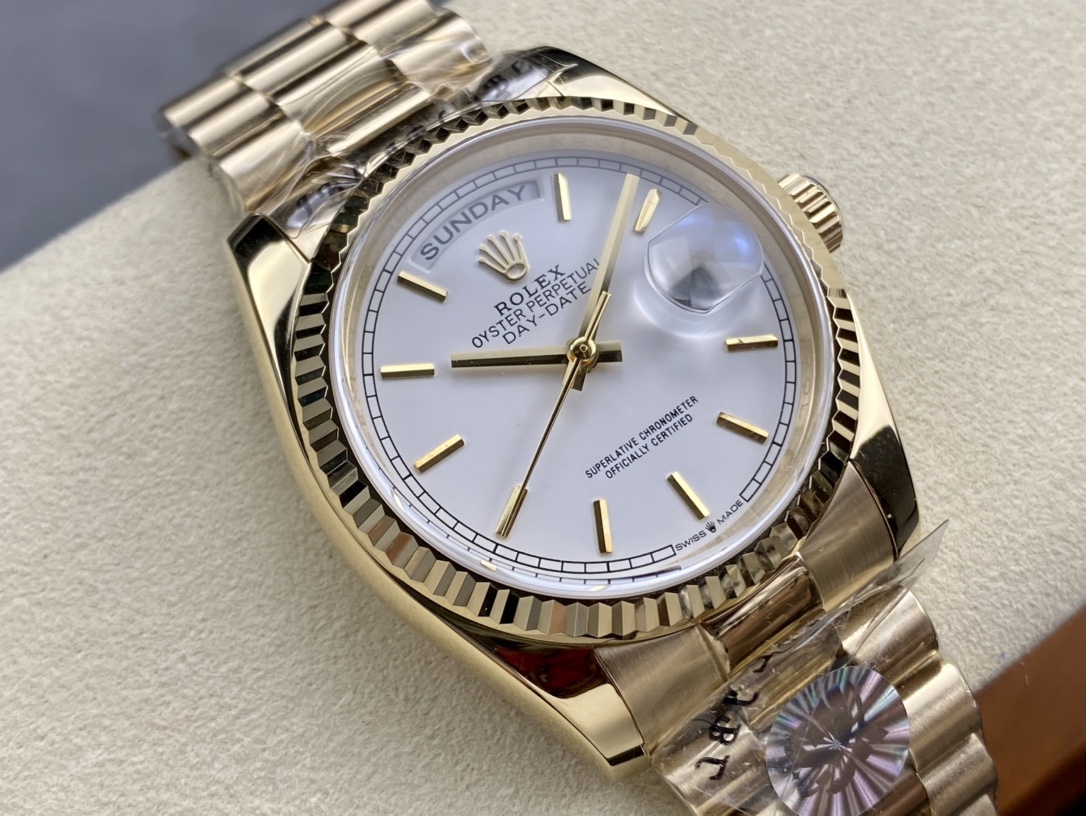 SK厂 劳力士Rolex 双历 星期日志型 36mm 自動巻き腕時計