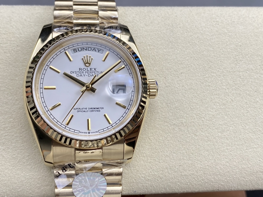 SK厂 劳力士Rolex 双历 星期日志型 36mm 自動巻き腕時計