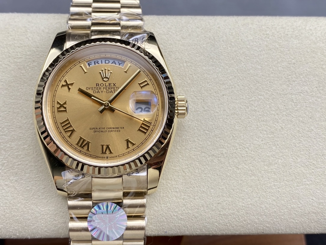 SK厂 劳力士Rolex 双历 星期日志型シリーズ 36mm - 自動機械式腕時計