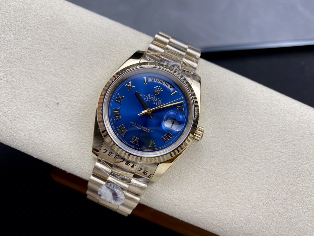 SK厂 劳力士Rolex 双历星期日志型 36mm 自動巻き機械式腕時計