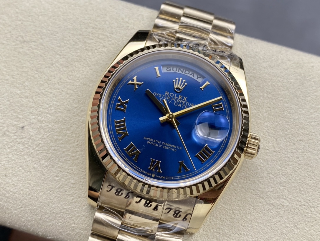 SK厂 劳力士Rolex 双历星期日志型 36mm 自動巻き機械式腕時計