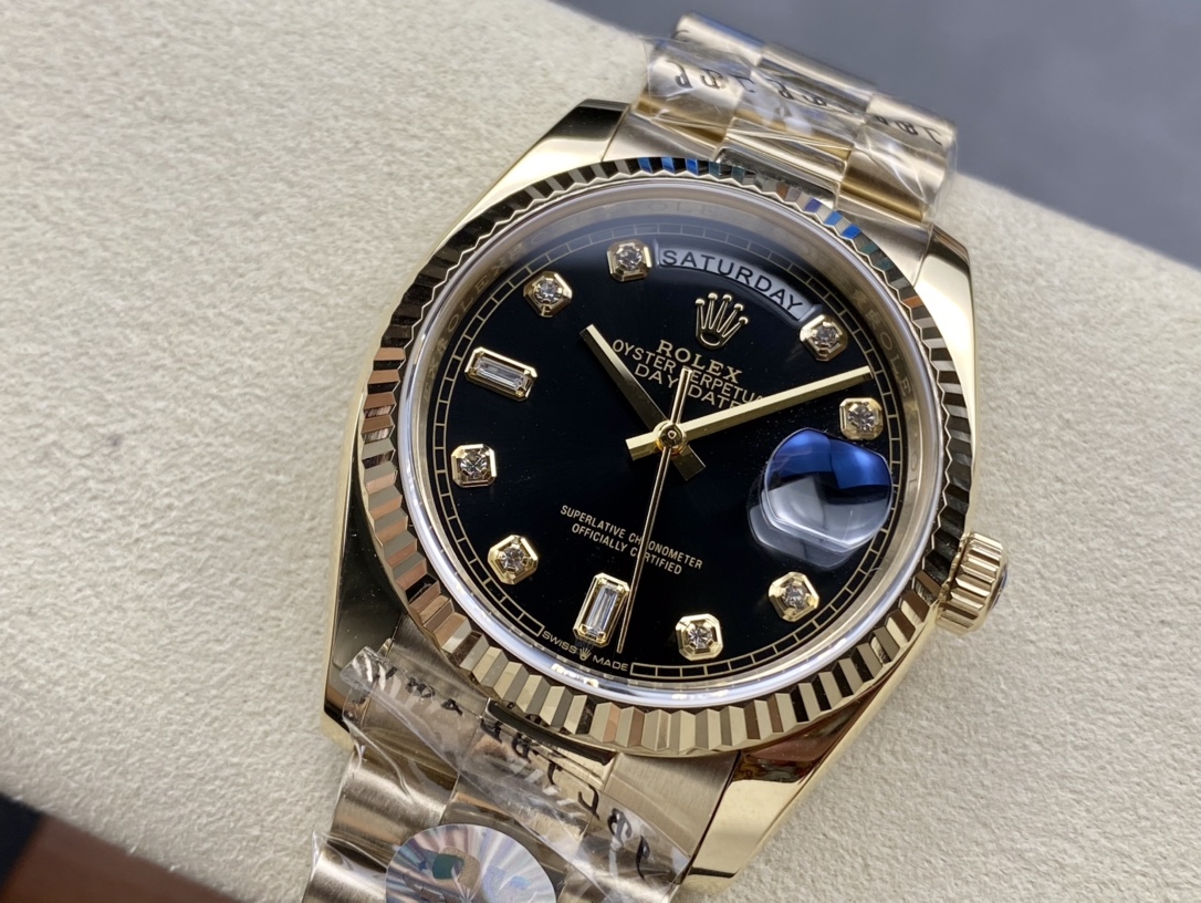 SK厂 劳力士Rolex 双历 星期日志型 36mm 自動機械腕時計
