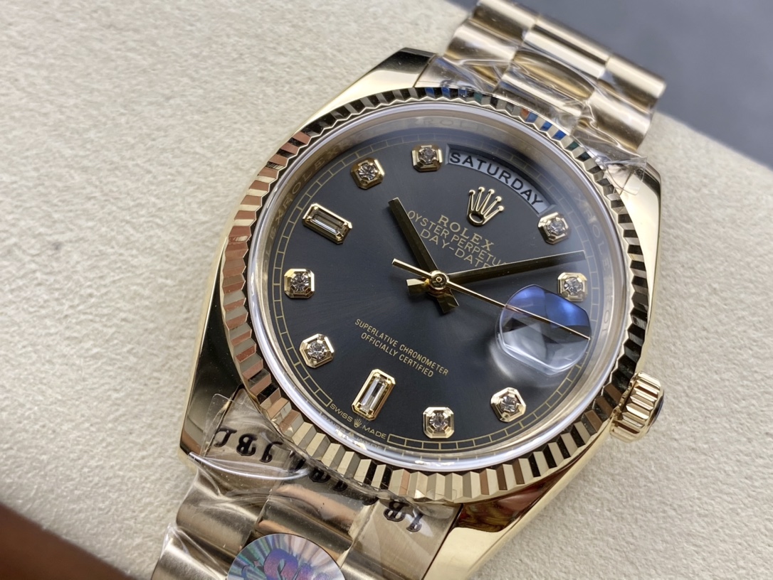 SK厂 劳力士Rolex 双历 星期日志型 36mm - 高品質自動機械腕時計