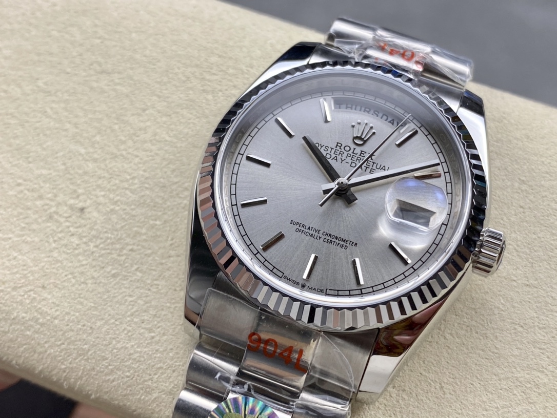 SK厂 劳力士Rolex 双历 星期日志型シリーズ 36mm - 自動機械式腕時計