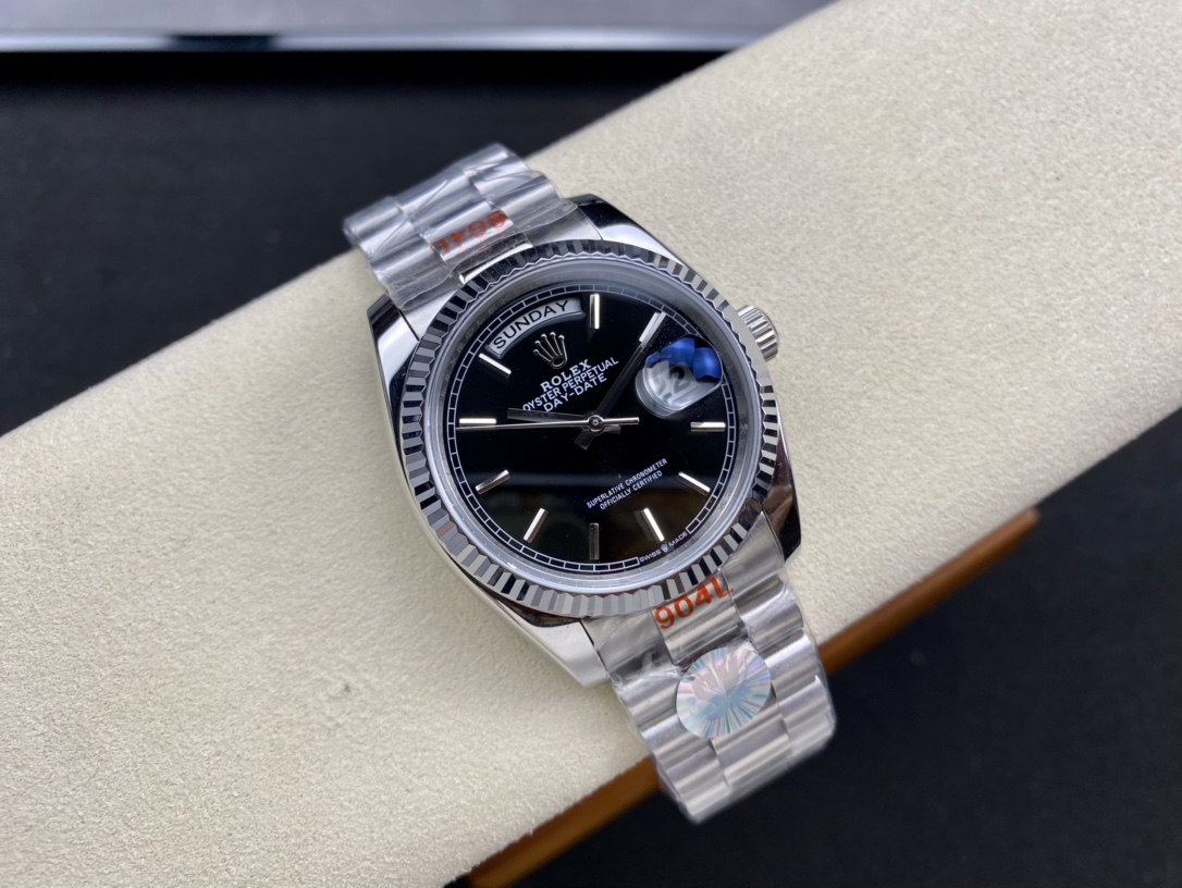 SK厂 劳力士Rolex 双历 星期日志型 36mm 自動巻き機械式腕時計