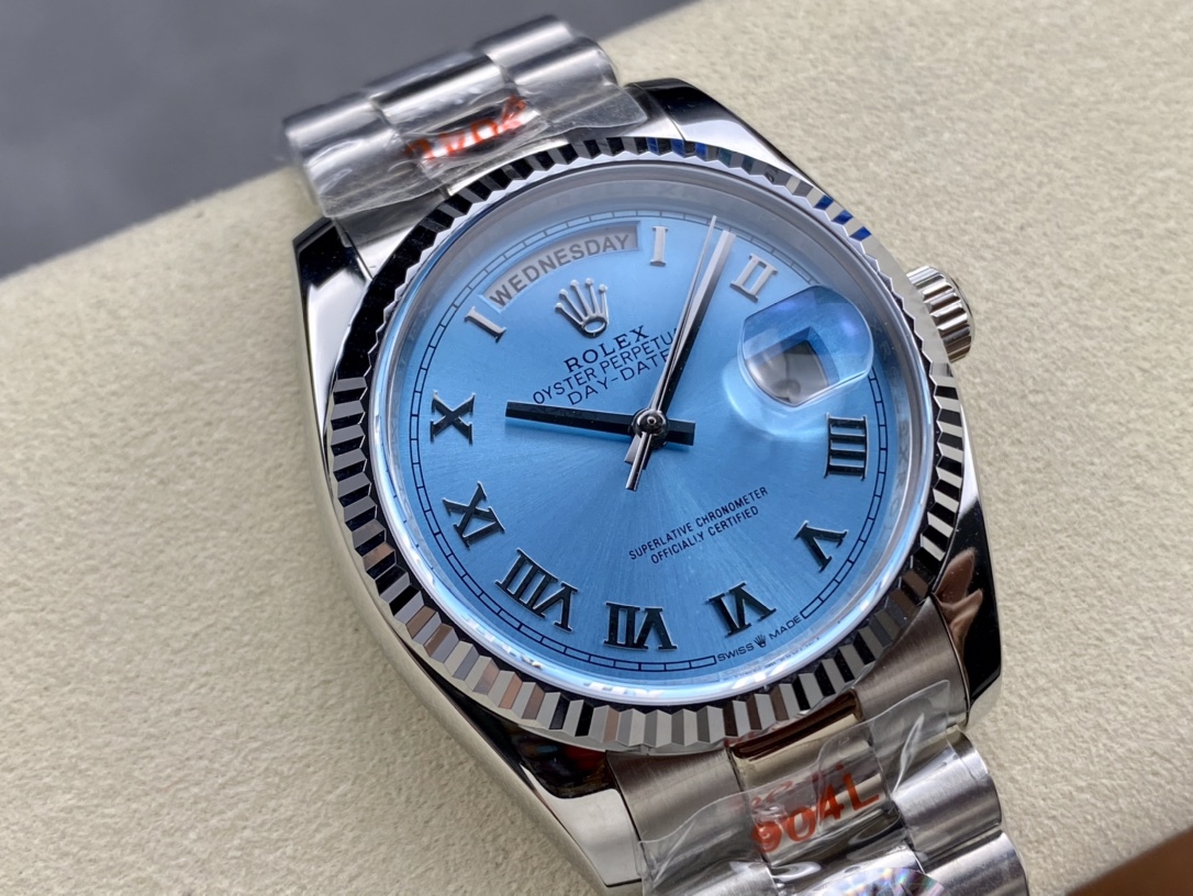 SK厂 劳力士Rolex 双历 星期日志型シリーズ 36mm - 高級自動機械式腕時計