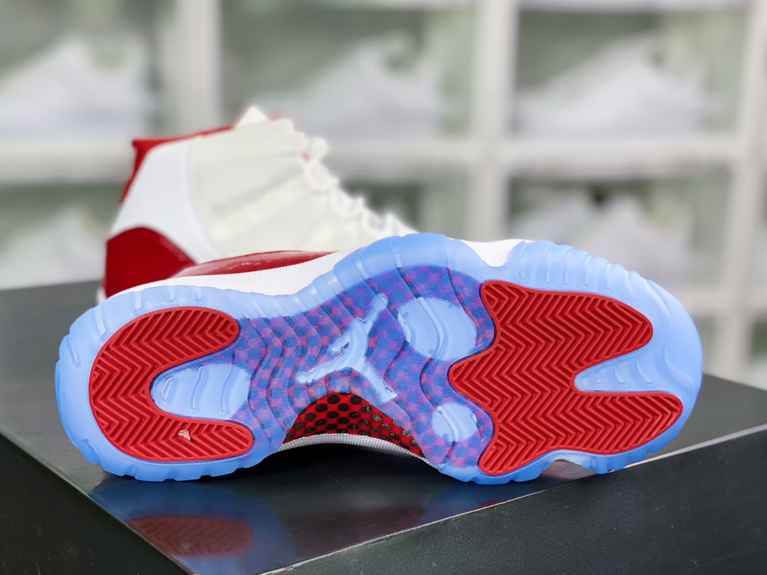 320 Air Jordan 11 Retro High”Cherry”AJ11代篮球鞋“白红樱桃”CT8012-116