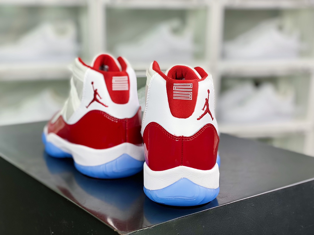 320 Air Jordan 11 Retro High”Cherry”AJ11代篮球鞋“白红樱桃”CT8012-116