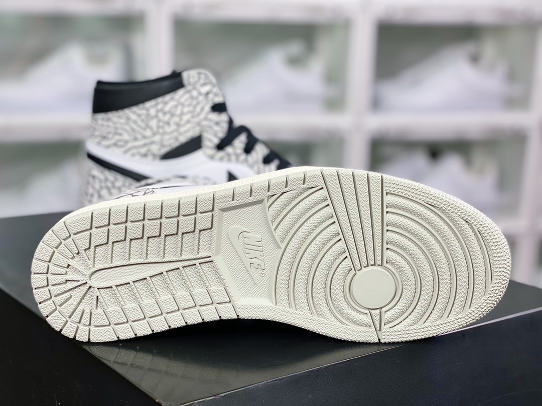 320  Air Jordan 1 Retro High OG”White Cement”AJ1代经典复古篮球鞋“白黑灰爆裂纹”DZ5485-052