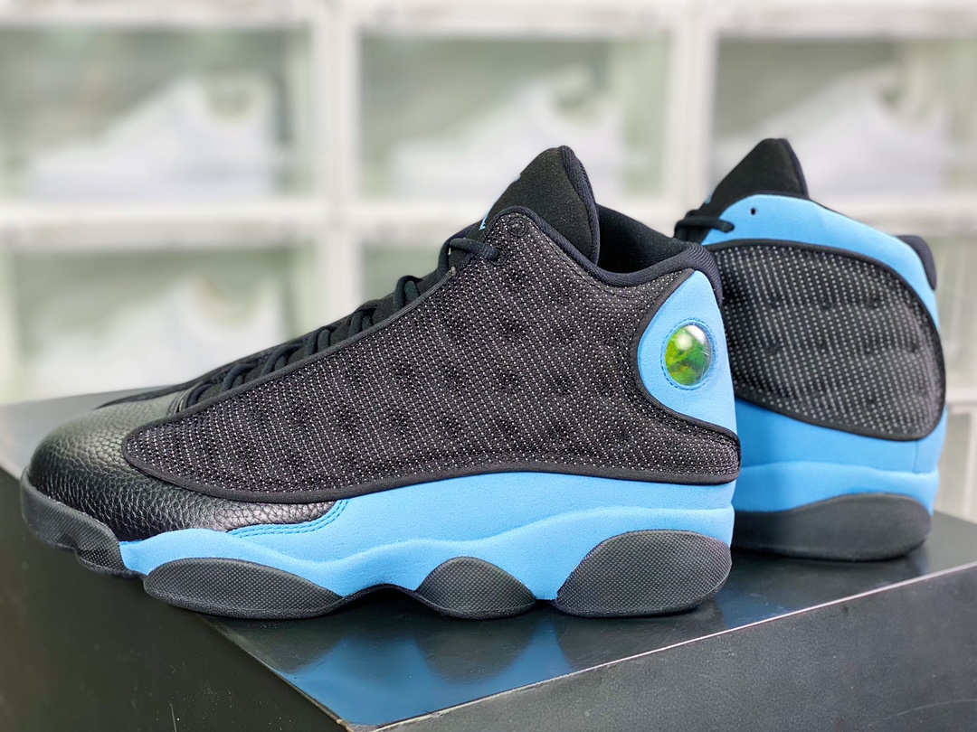480 Air Jordan 13 XIII”Black/University Blue”迈克尔·乔丹AJ13代复古中帮“黑北卡蓝3M反光”DJ5982-041