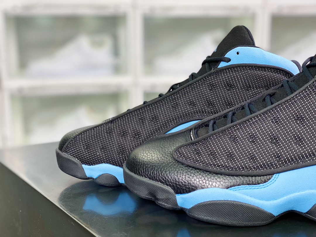 480 Air Jordan 13 XIII”Black/University Blue”迈克尔·乔丹AJ13代复古中帮“黑北卡蓝3M反光”DJ5982-041