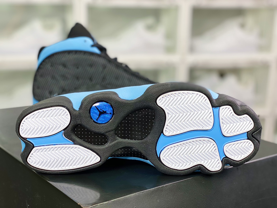 480 Air Jordan 13 XIII”Black/University Blue”迈克尔·乔丹AJ13代复古中帮“黑北卡蓝3M反光”DJ5982-041