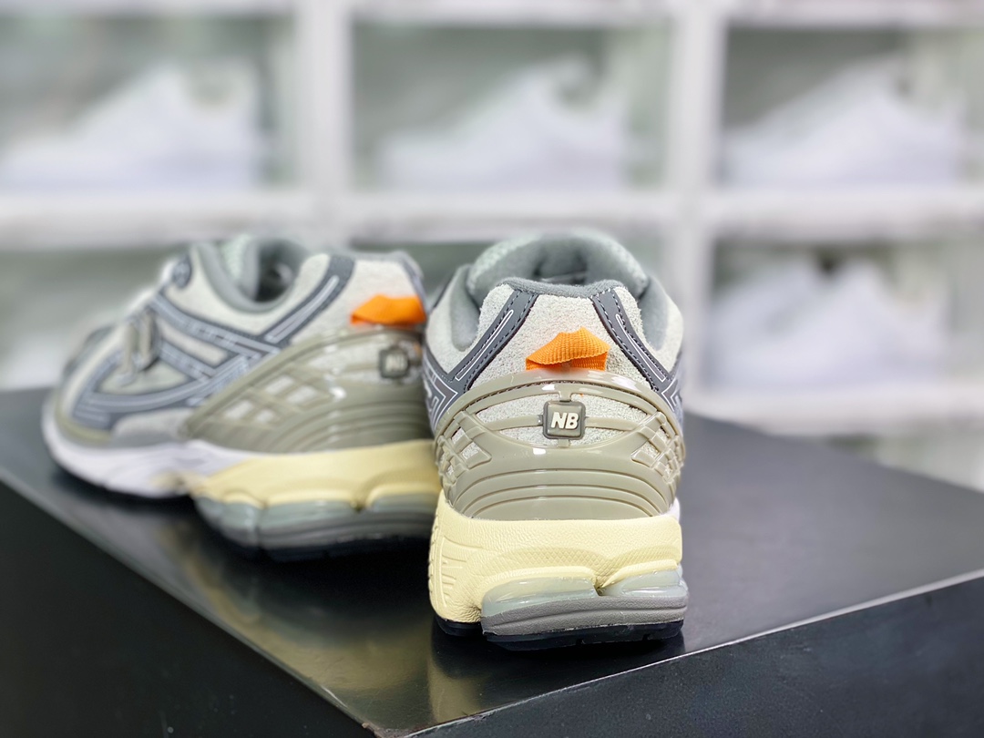 INVINCIBLE x N.HOOLYWOOD x NB M1906R Series Retro Daddy Style Casual Sports Jogging Shoes ”Tripartite Joint Gray Swan Orange” M1906RNI