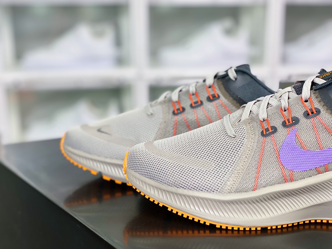 200 Zoom Quest 4 探索者4代贾卡轻质透气休闲运动跑步鞋“网织暗蓝褐浅蓝”DA1105-400