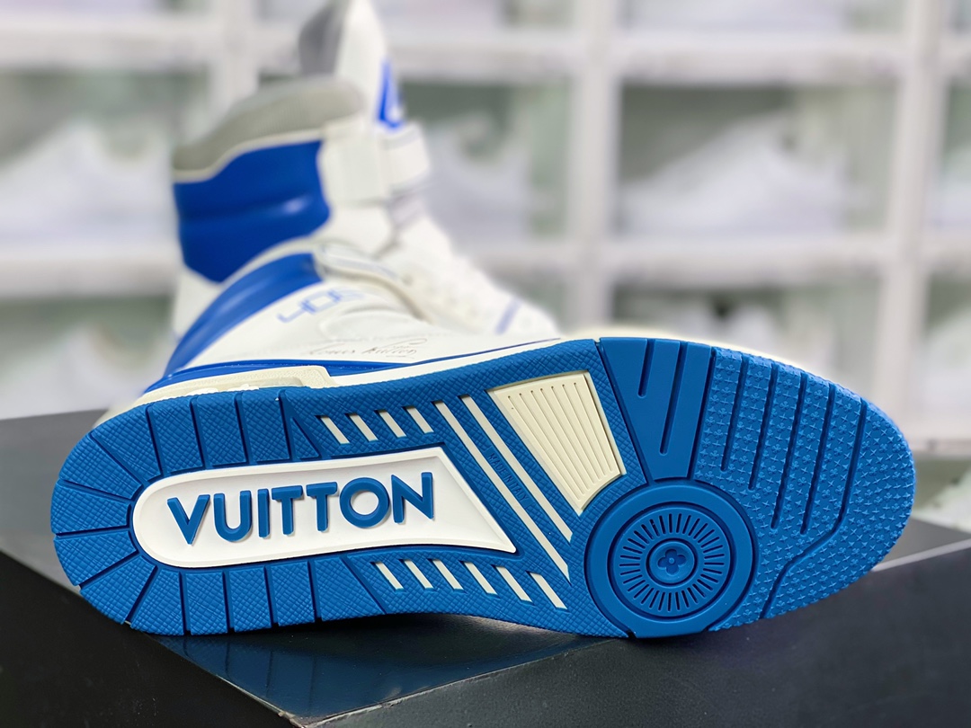 Virgil Abloh personally luxury brand LV Louis Vuitton Trainer Sneaker Low sports series low help retro versatile casual sports culture basketball shoes