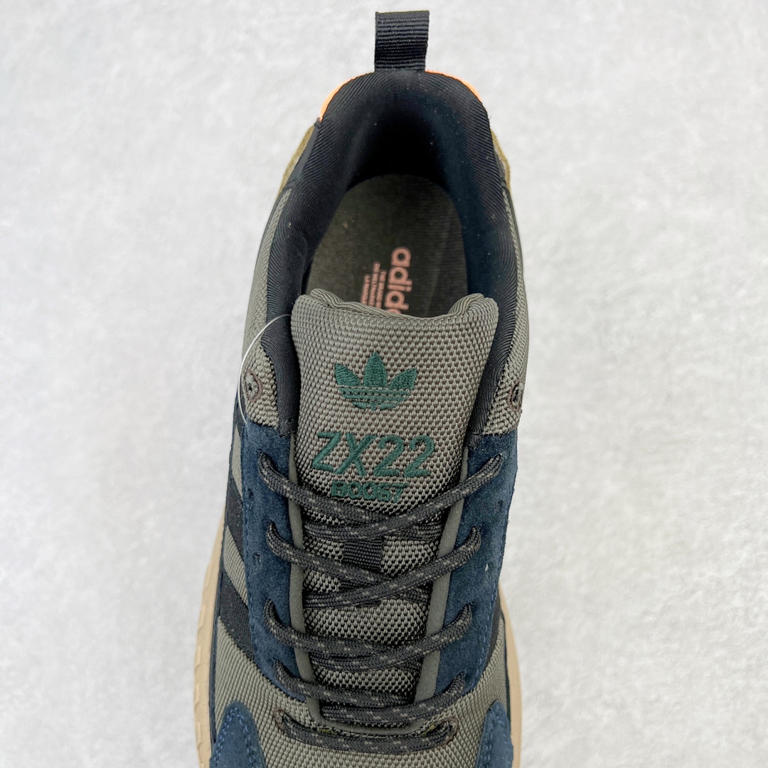 图片[5]-零售💰200 ＃福利特价‼AD Originals ZX2022 Boost 系列低帮缓震复古老爹风休闲运动慢跑鞋 ZX系列 以创新为核 不断探索美感、脚感 致力于助你活动自如 以这款ZX 22 BOOST经典鞋为例 EVA中底脚感舒适 迈步轻松 网眼鞋面和鞋带风格抢眼 部分采用再生材料 来自边角余料和消费后废旧衣物等废弃物 旨在减少生产原生材料对环境的影响 系带设计 网眼布和绒面革鞋面 织物衬里 EVA 橡胶外底 部分鞋面采用再生材料打造 尺码：36 36⅔ 37⅓ 38 38⅔ 39⅓ 40 40⅔ 41⅓ 42 42⅔ 43⅓ 44 45  编码：Cby2936000-运动鞋