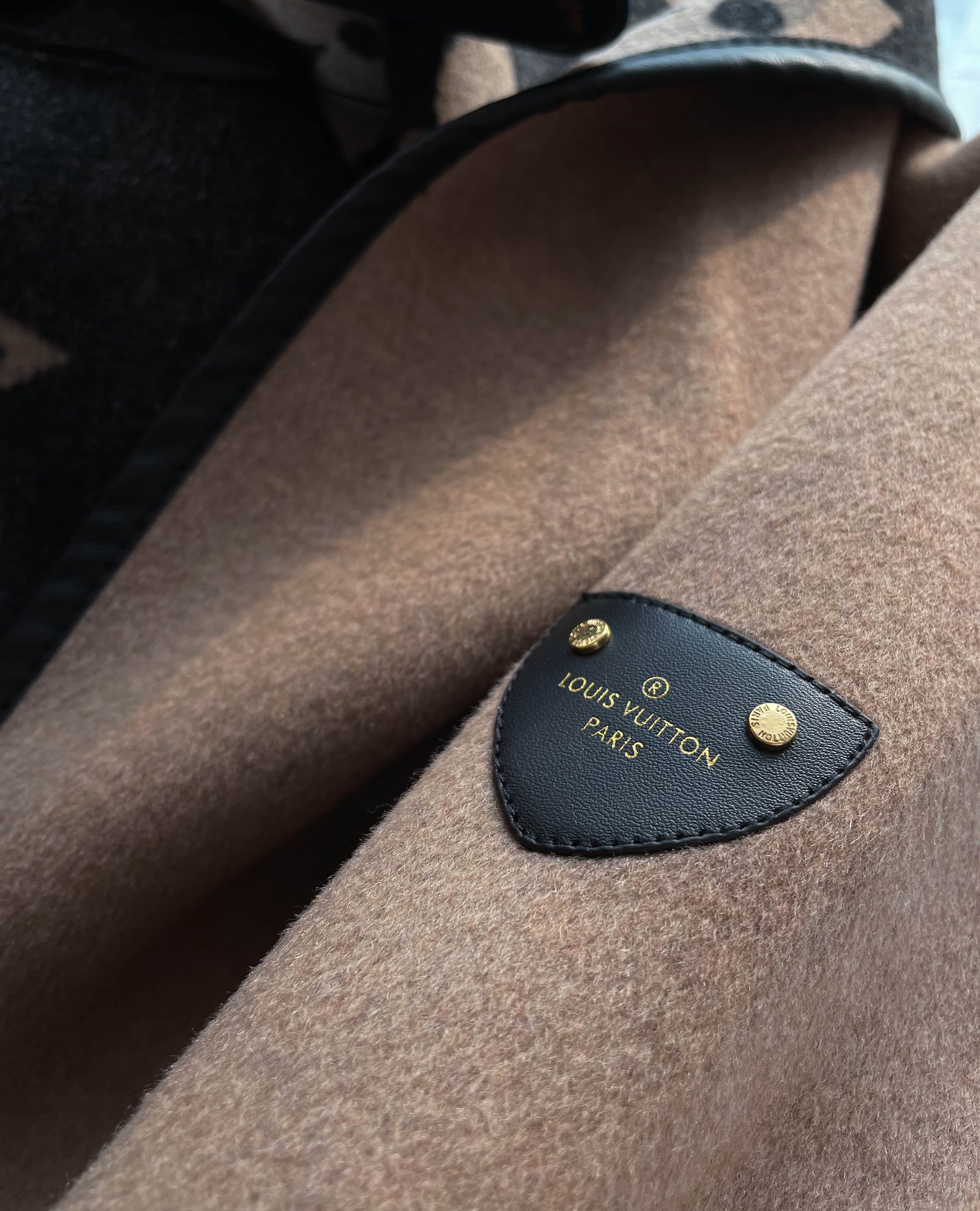 Monogram Wool-Silk Blend Wrap Coat - Classic & Elegant Women's Winter Essential 5 i1668404322 1475 4