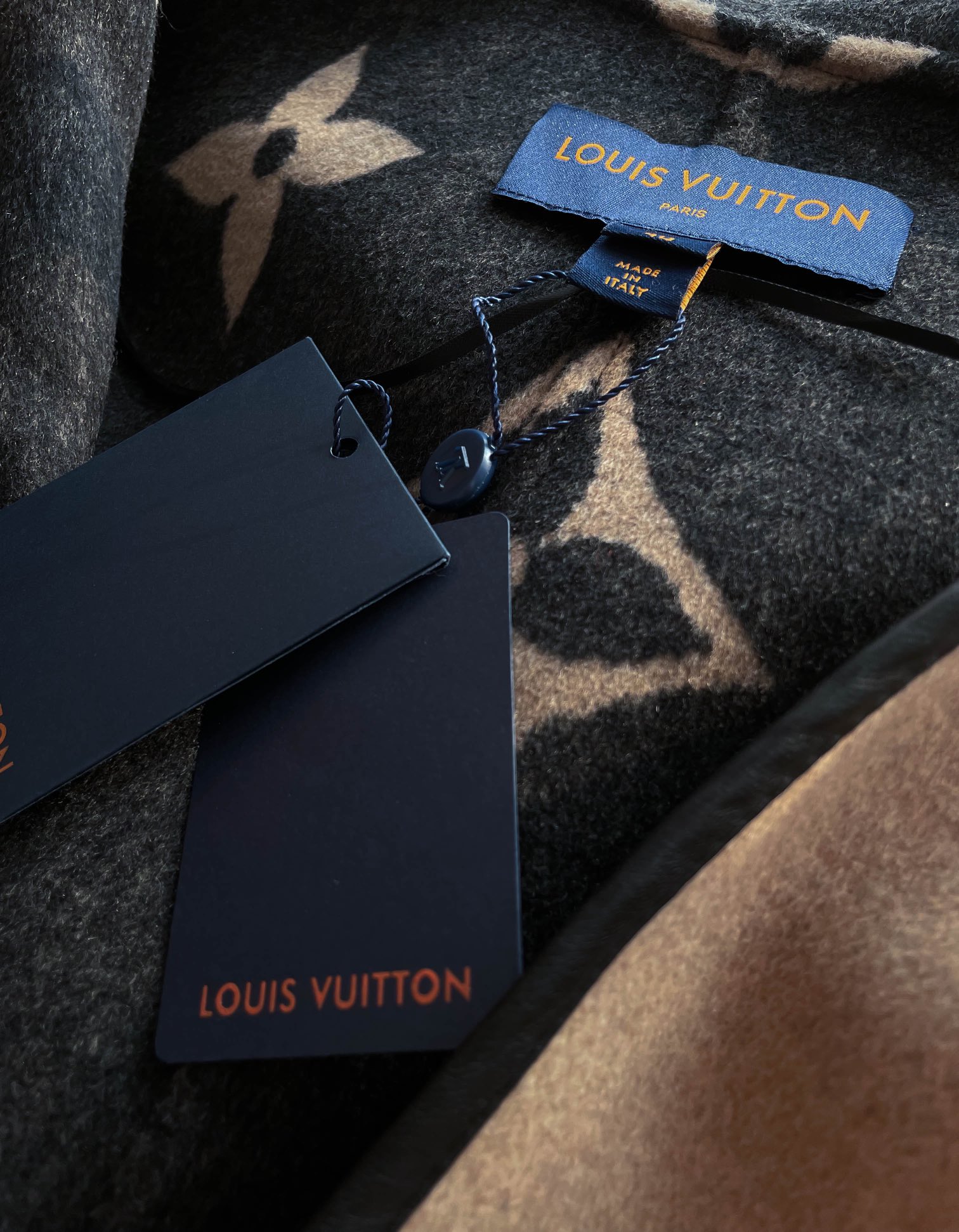 Monogram Wool-Silk Blend Wrap Coat - Classic & Elegant Women's Winter Essential 8 i1668404322 8671 7