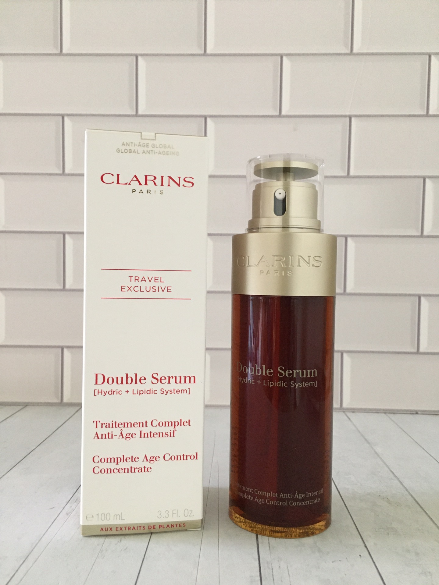 Clarins Double Serum - Hydric + Lipidic System - Complete Age Control 100ml 1 i1668413980 1001 0
