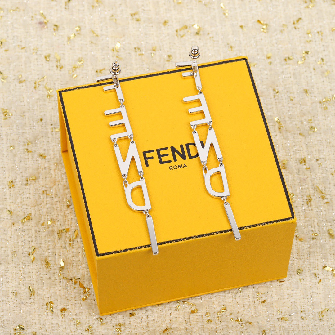 펜디 F 레터 귀걸이 상세 이미지 4