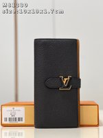 Louis Vuitton Replicas
 Wallet Black Taurillon M81330