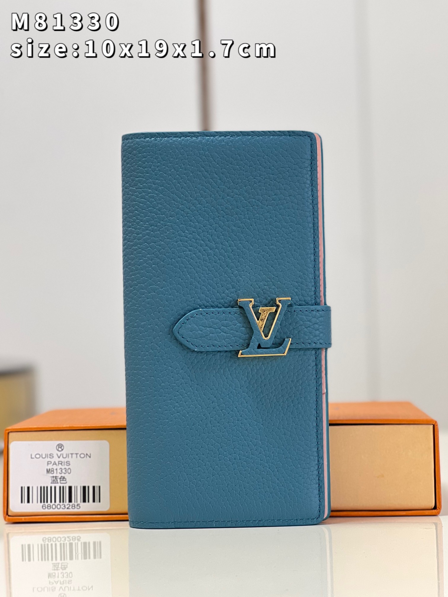 Louis Vuitton Replicas
 Wallet Blue Taurillon M81330