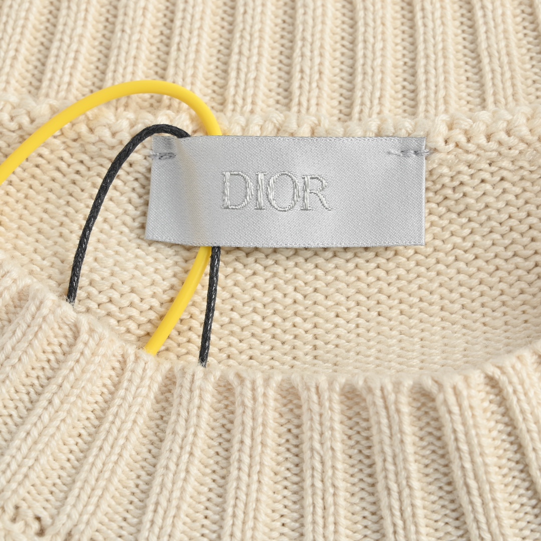 340 Dior/迪奥 22Fw 牛头提花毛衣