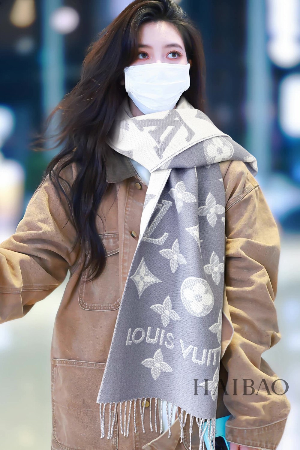 Louis Vuitton Scarf Shawl Wool