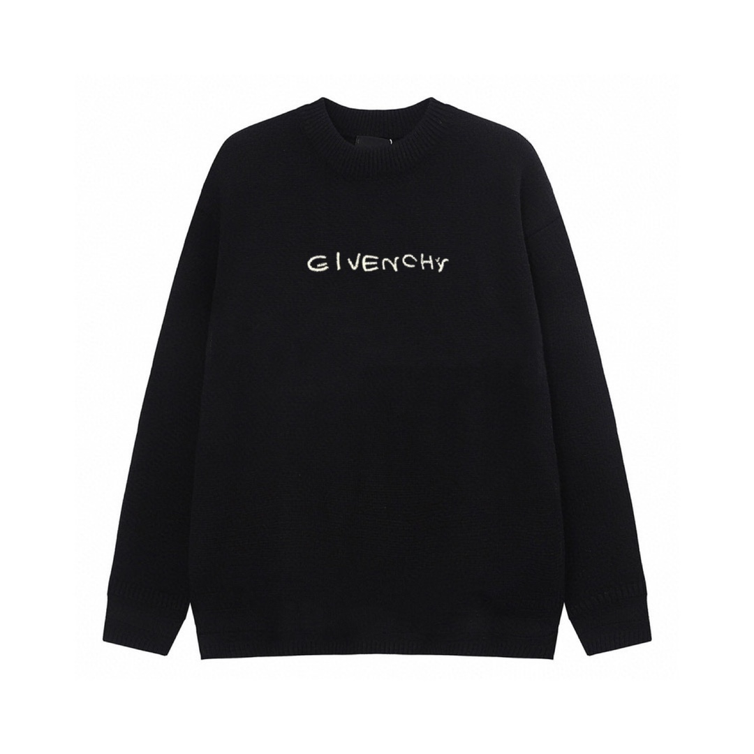 GIVENCHY/纪梵希小标刺绣简约款休闲毛衣