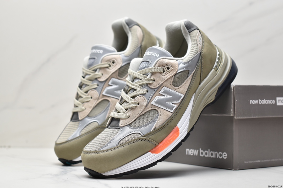 Pure original version NB New Balance Made in USA M992 series American-made blood classic retro casual sports all-match daddy running shoes M992WT