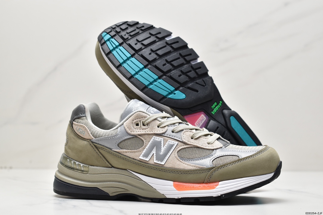 Pure original version NB New Balance Made in USA M992 series American-made blood classic retro casual sports all-match daddy running shoes M992WT