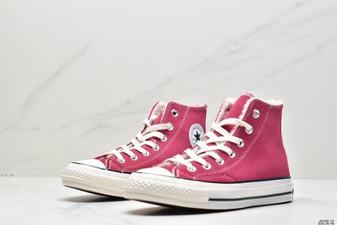 Warm up the cold without worry! 1970 plus fleece debut Converse Chuck 1970s 1970 classic plus fleece