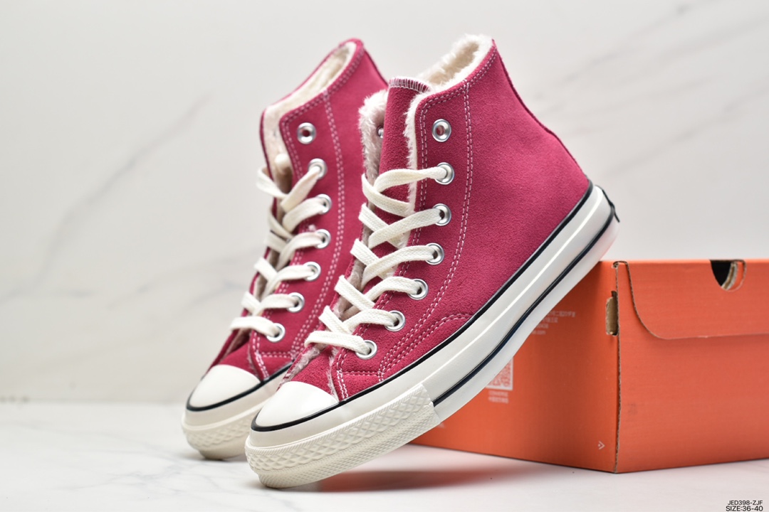 Warm up the cold without worry! 1970 plus fleece debut Converse Chuck 1970s 1970 classic plus fleece