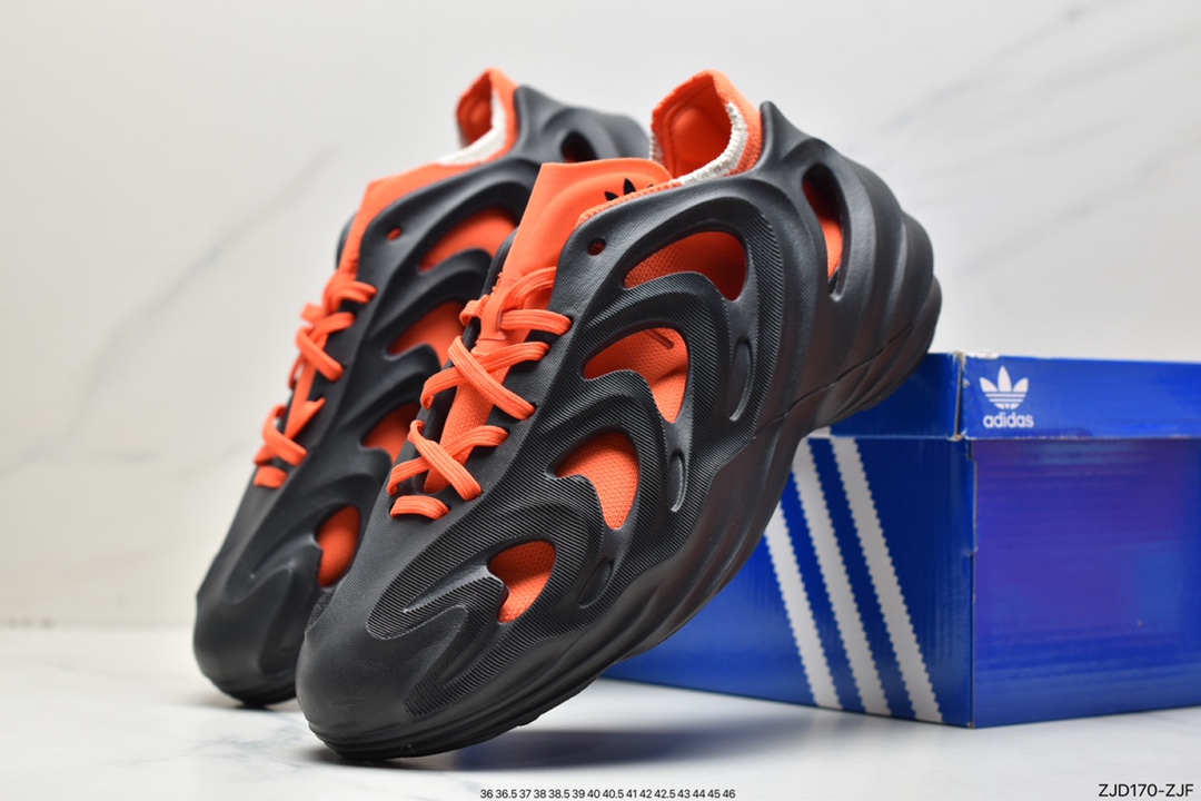 adidas originals adiFOM Q ”BlackCarbon” shock-absorbing non-slip wear-resistant low help HP6581